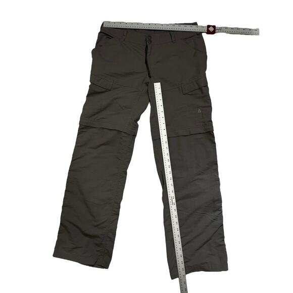 The North Face Convertible Cargo Pants Ladies Size 12 Gray - Picture 2 of 11